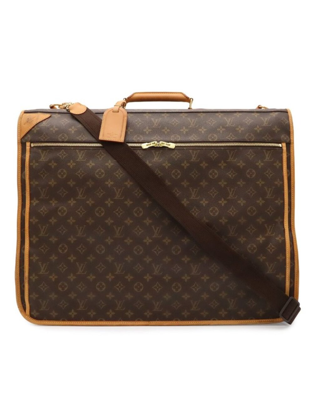 Louis Vuitton Monogram Portable Cinque Center Garment Case Suit Cover